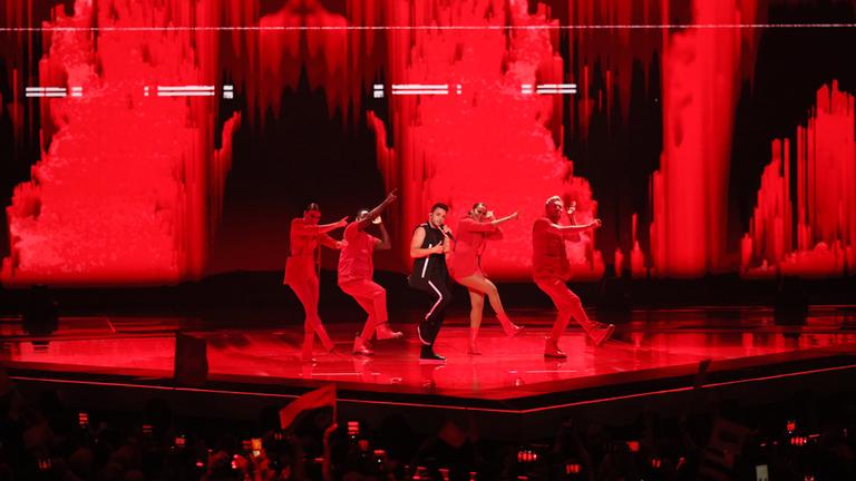 Luca Haenni steht für die Schweiz im ESC-Finale in Tel Aviv, Tel Aviv, 16.05.2019.
