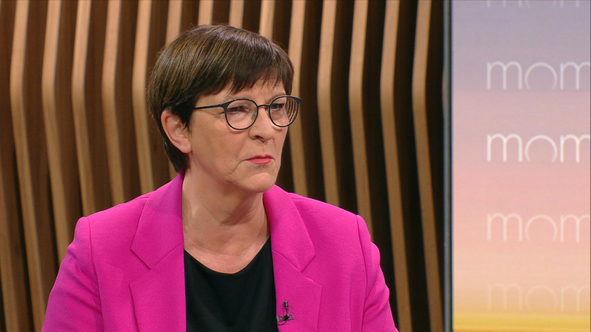 Esken: Im Haushalt "wird jetzt was gehen"