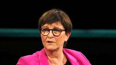 SPD-Chefin Saskia Esken bei Markus Lanz