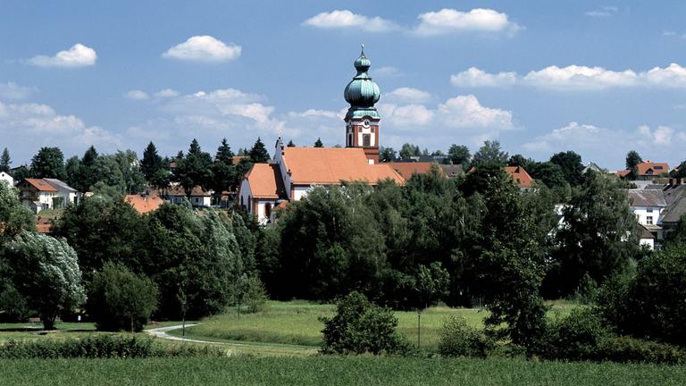 Stadtansicht von Eslarn im Loisbachtal