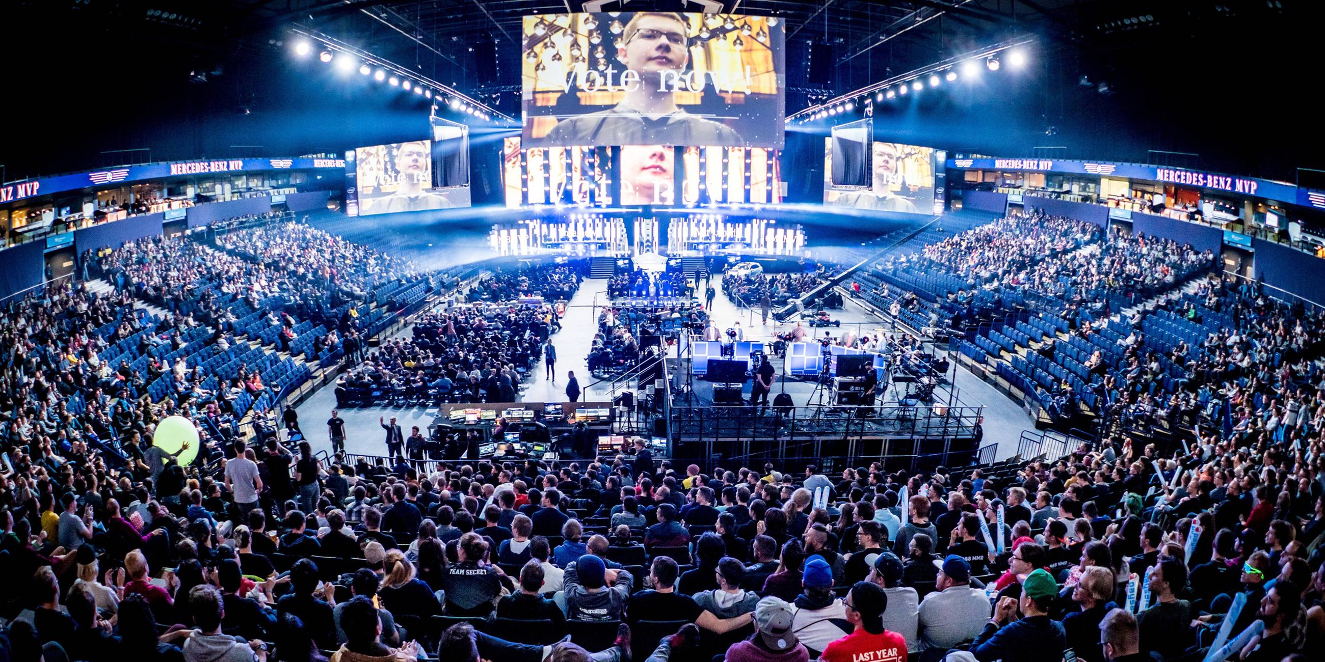 Finaler Wettbewerbstag: Partie Vici Gaming gegen Team Secret ESL One 
