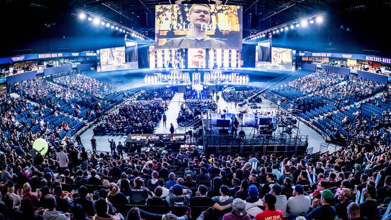 Finaler Wettbewerbstag: Partie Vici Gaming gegen Team Secret ESL One 