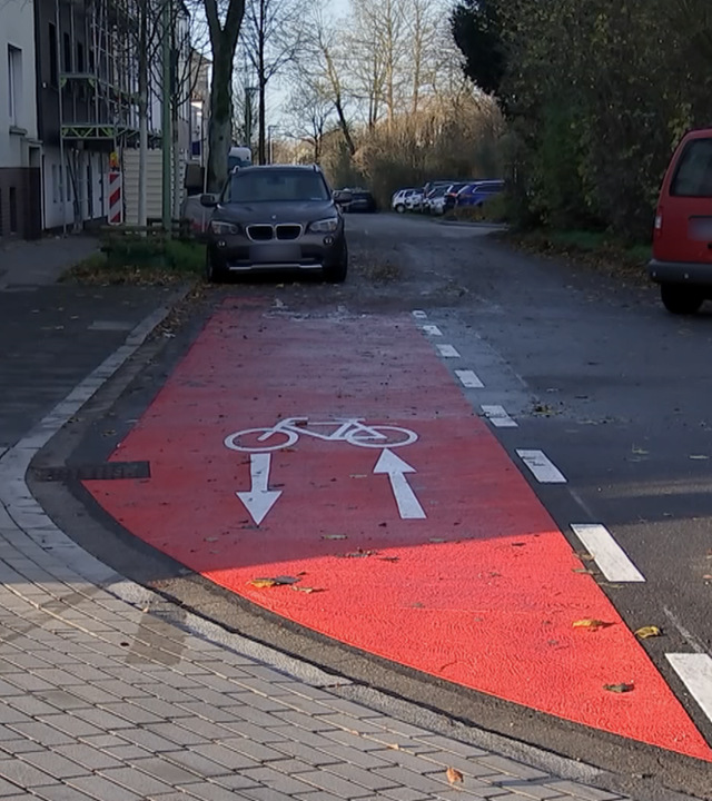 Radweg in Essen