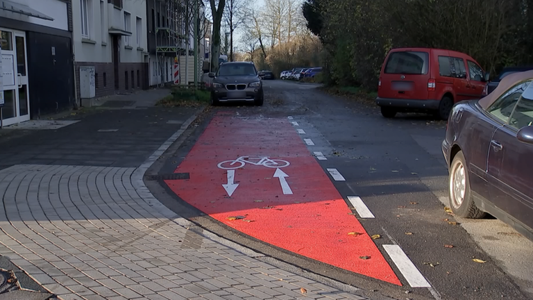 Radweg in Essen