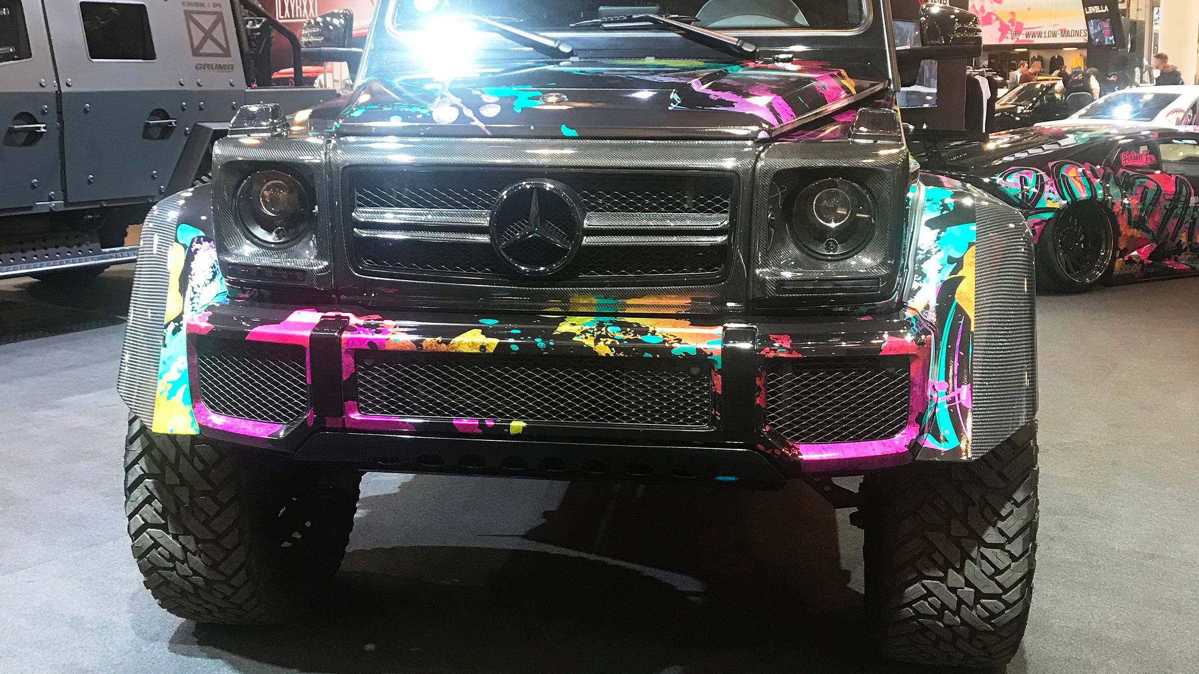 ... und Mal einer Mercedes G- Klasse.