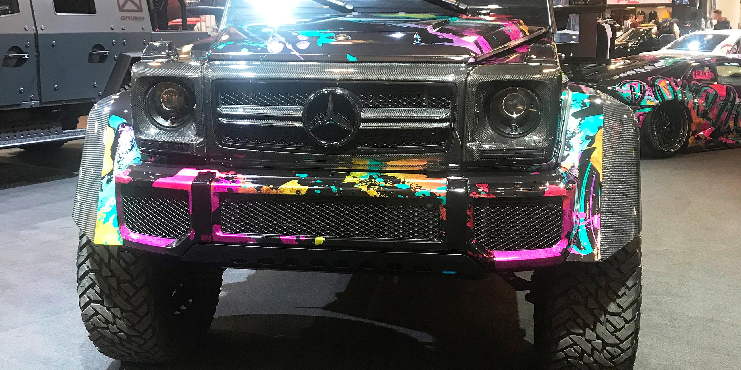 ... und Mal einer Mercedes G- Klasse.