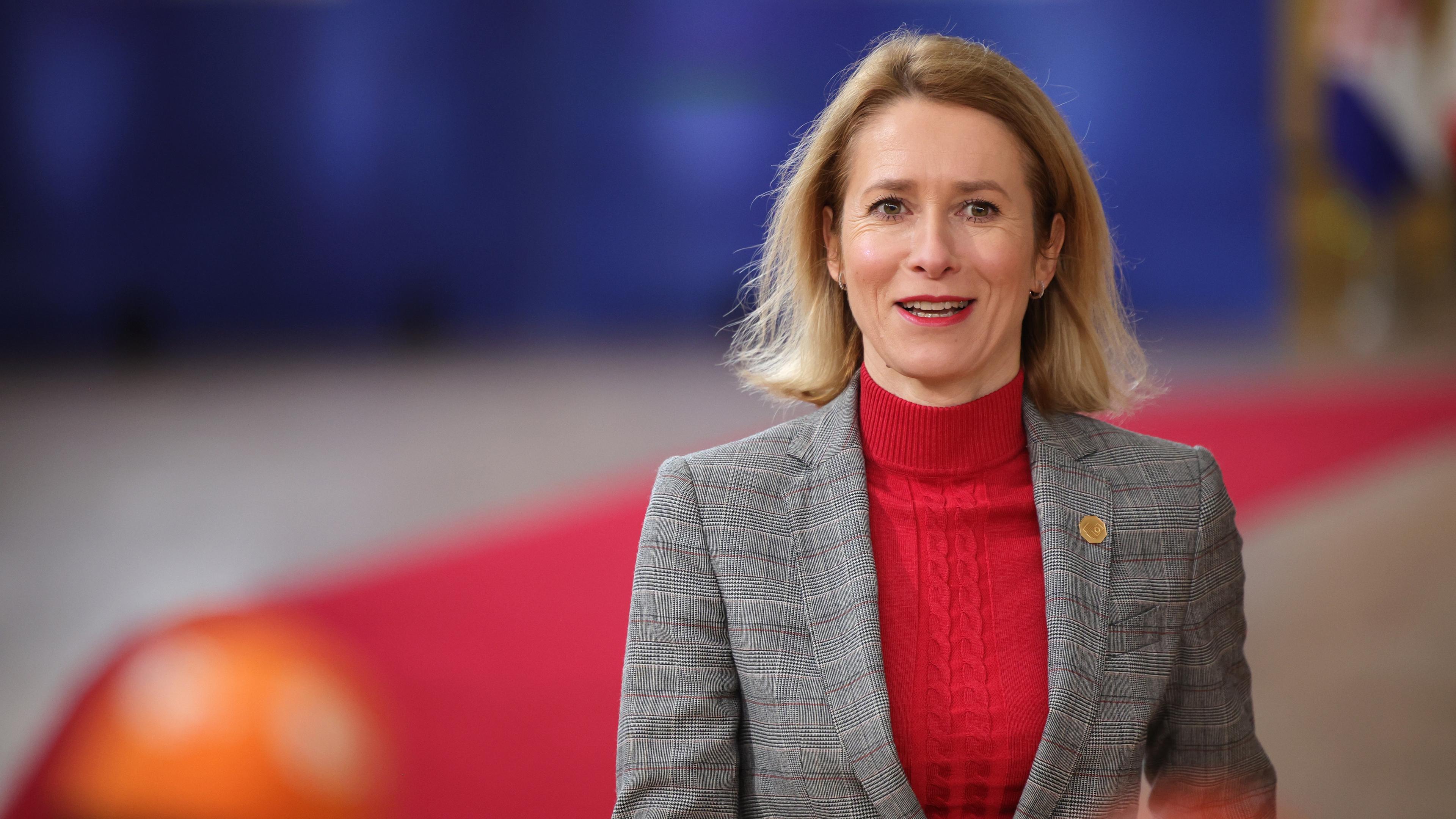 Estlands Premierministerin Kaja Kallas