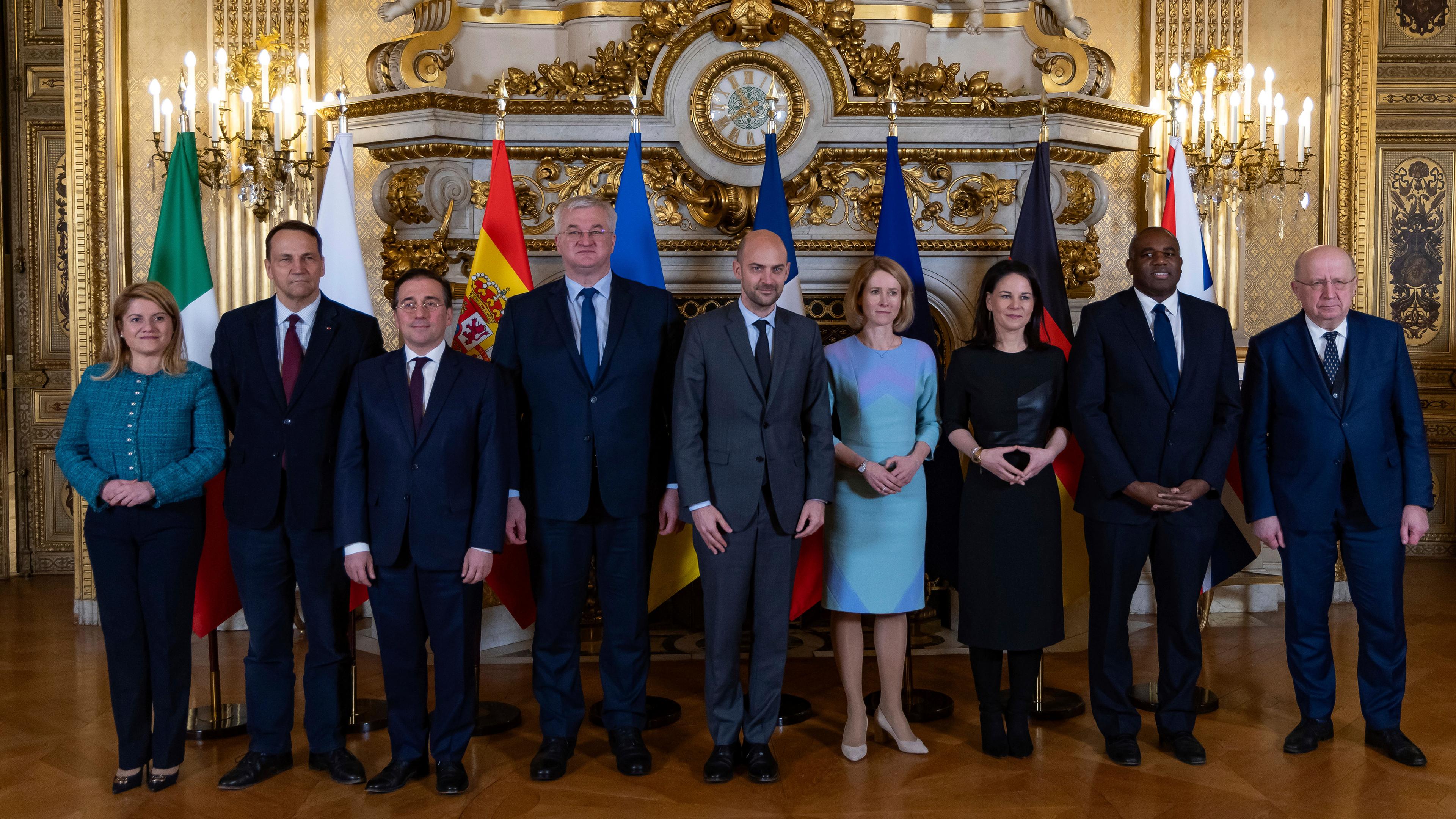 EU-Außenministertreffen zur Ukraine in Paris