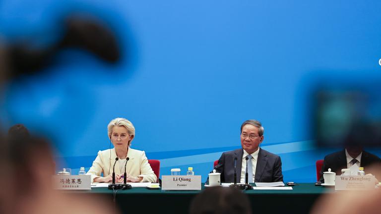 Ursula von der Leyen und Li Qiang