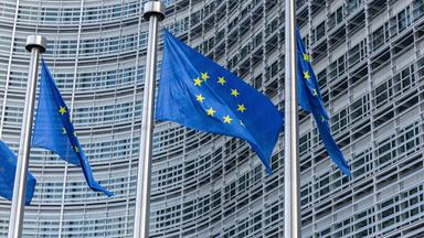 Europaviertel in Brüssel mit den verschiedenen europäischen Institutionen