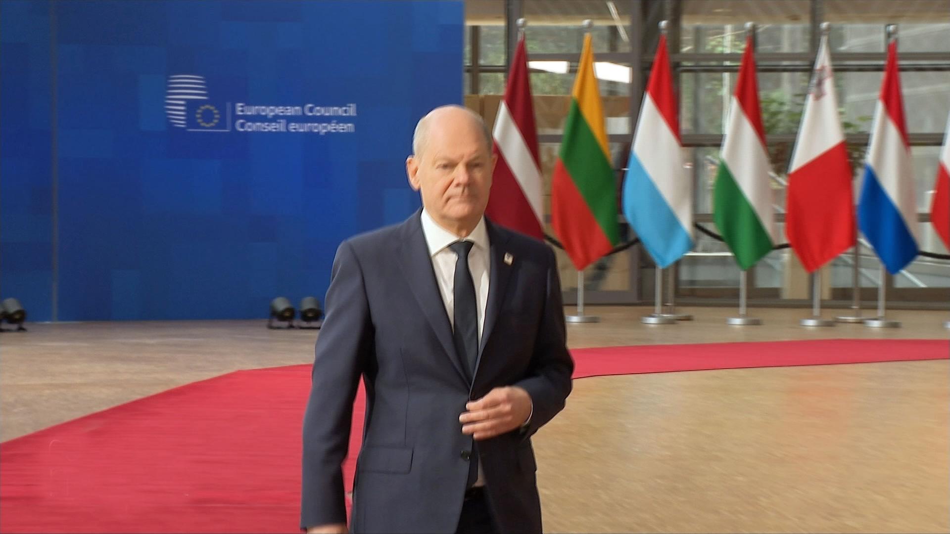 Scholz beim EU-Gipfel
