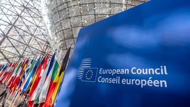 Blick auf die Konferenzräume des Europäischen Rats vor den Beratungen beim EU Gipfel, dem Treffen der Staats- und Regierungschefs der EU, am 19.06.2026 in Brüssel, Belgien.
