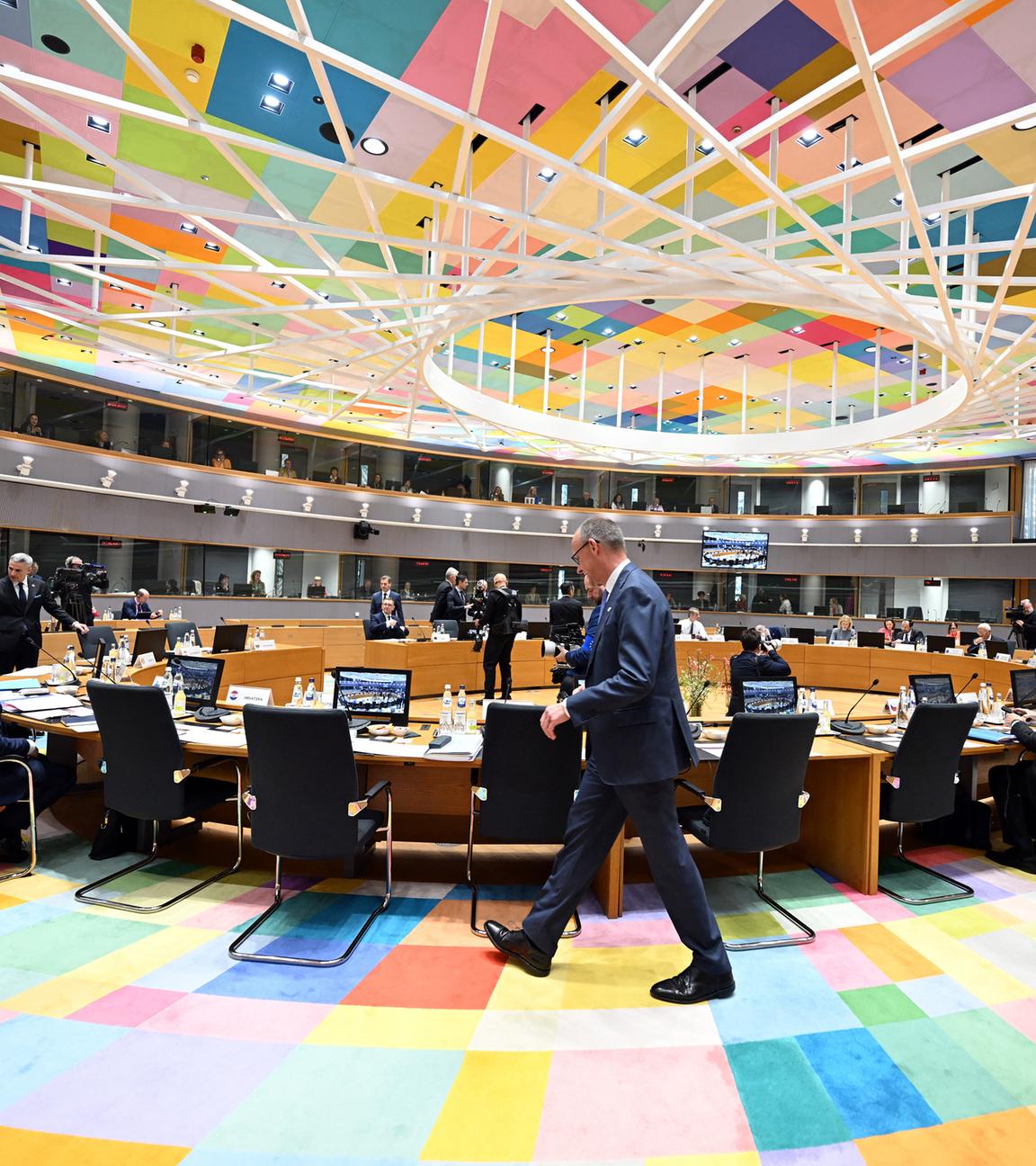  am 19. März 2026 an der Sitzung des Europäischen Rates in Brüssel