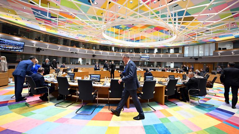  am 19. März 2026 an der Sitzung des Europäischen Rates in Brüssel