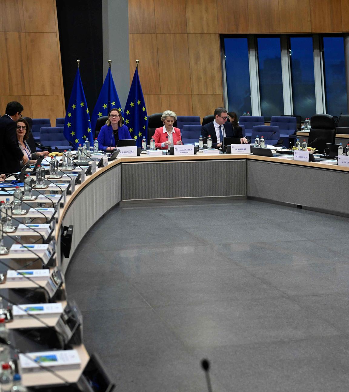 Wöchentliche Sitzung der EU-Komission in Brüssel