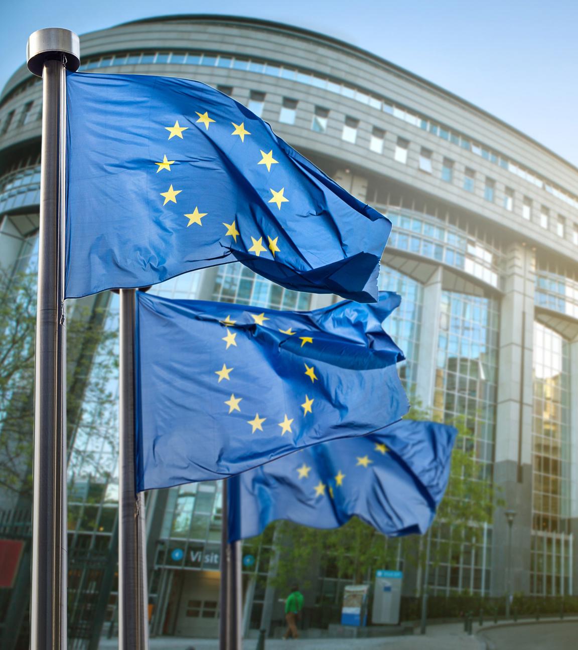 Archiv: Das Gebäude des europäischen Parlaments in Brüssel, Belgien. Aufnahme vom 16.05.2012