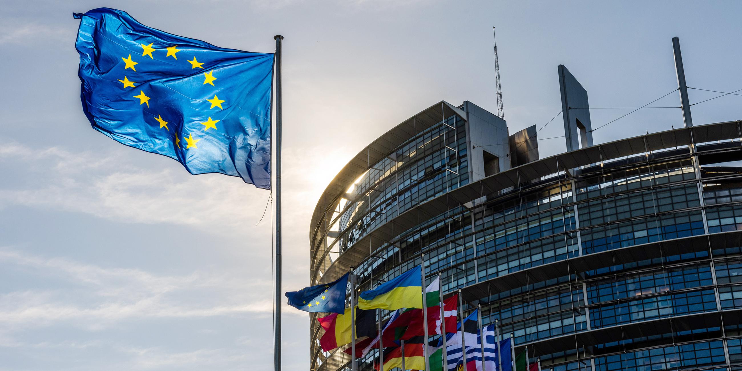 EU-Parlament in Straßburg, aufgenommen am 05.10.2022