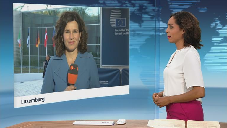 ZDF-Korrespondentin Isabelle Schaefers berichtet aus Brüssel über das EU-Außenminister-Treffen.
