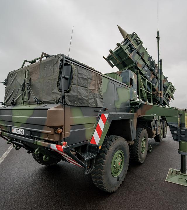 Schleswig-Holstein: Ein Patriot-Flugabwehrsystem.