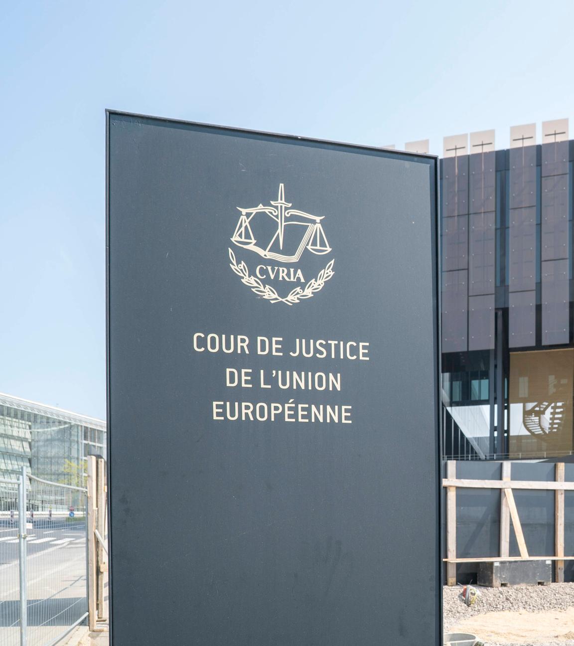 Der Europäischer Gerichtshof in Luxemburg.