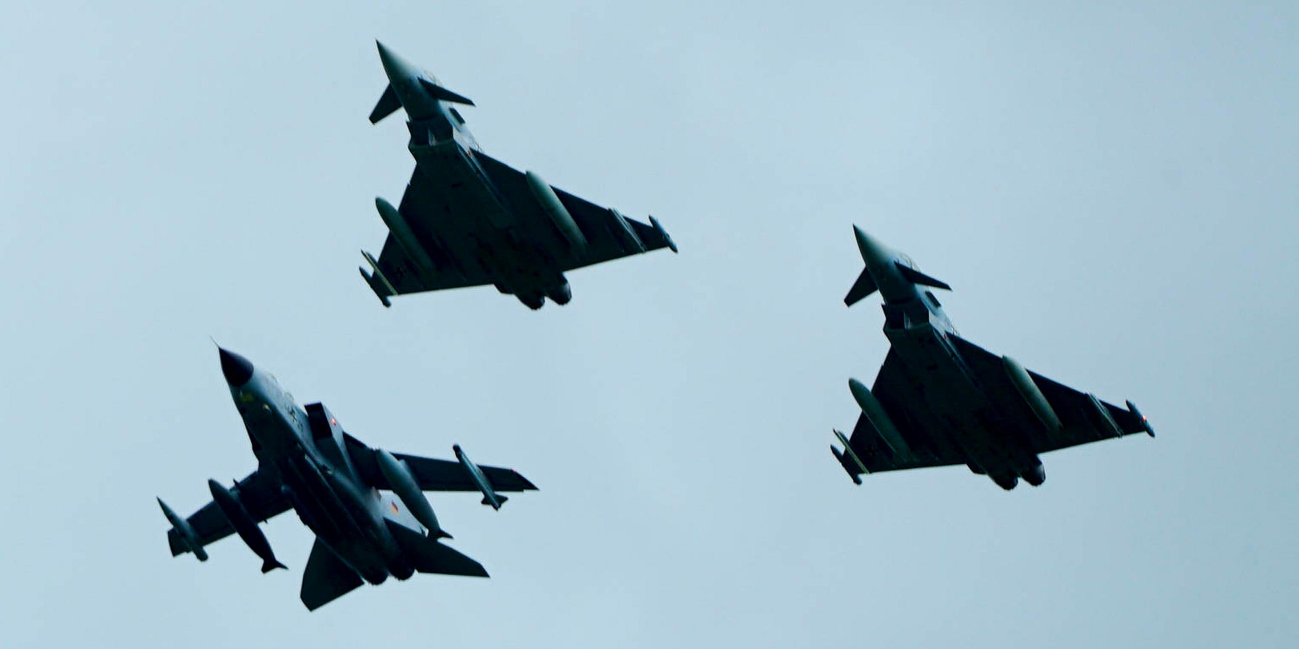 Tornado- und Eurofighter-Jets am Himmel – Teilnehmer der Bundeswehr-Übung „Bedeutung nationaler Luftstreitkräfte 2025“
