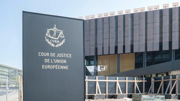 Das Gebäude des Europäischen Gerichtshofes in Luxemburg.