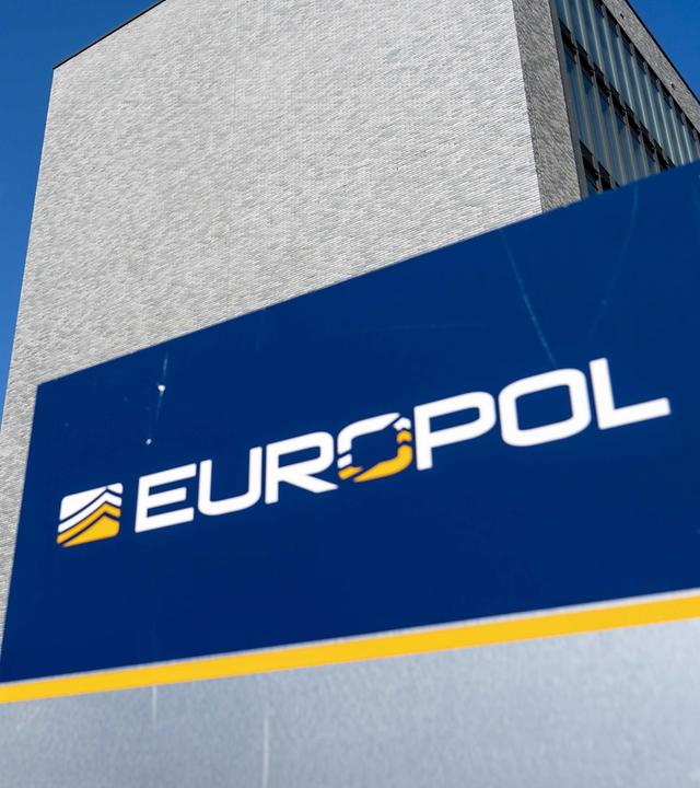 Blick auf das Gebäude der EU-Polizeibehörde Europol in Den Haag.