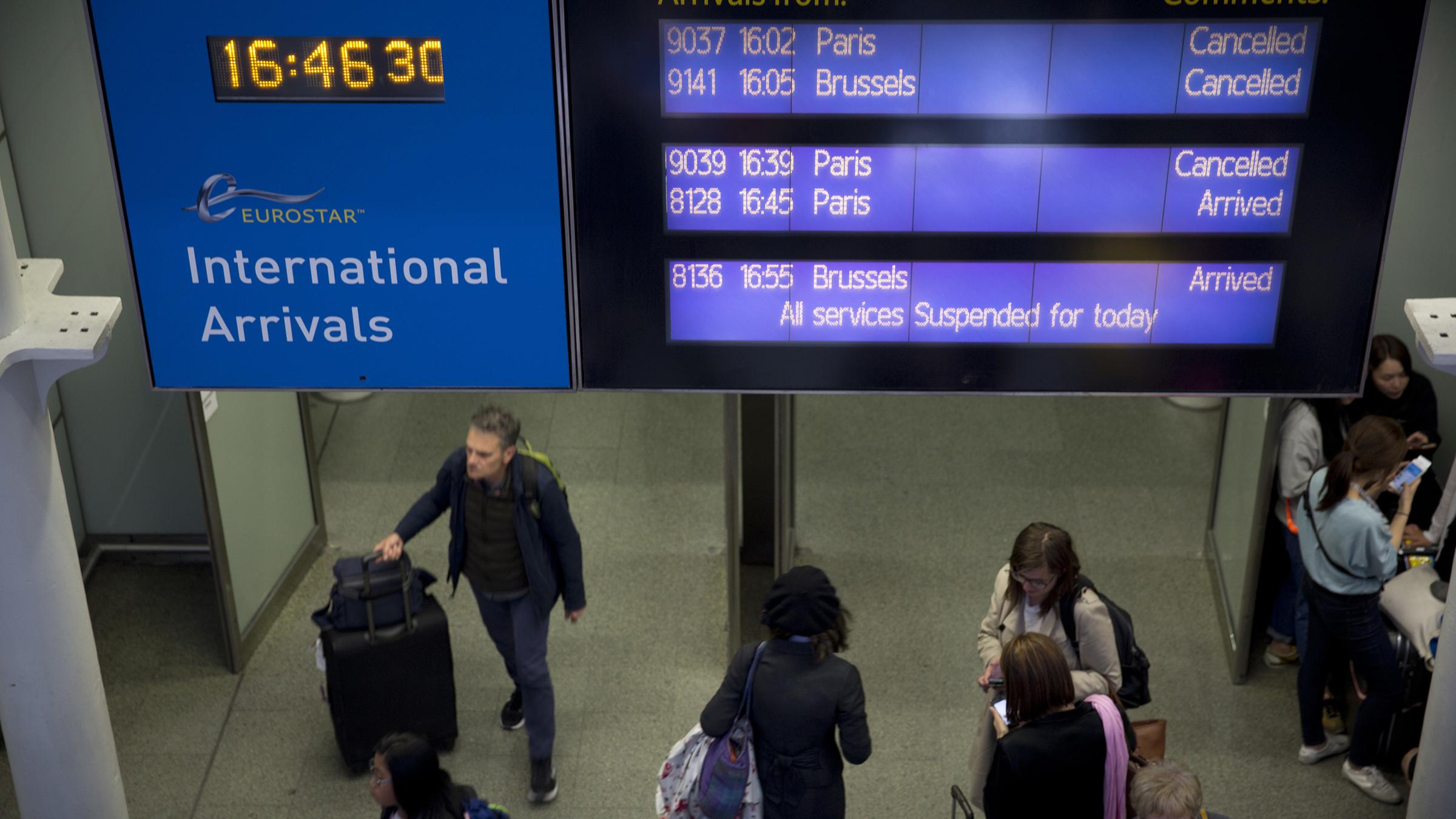 Eurostar verbindet Paris, Brüssel und London