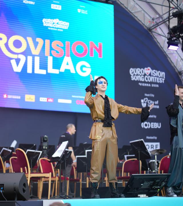 Die Eröffnungsfeier des Eurovision Song Contests 2026 in Wien.