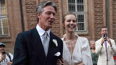 Eva Herzigova und Gregorio Marsiaj bei ihrer Hochzeit im italienischen Turin am 11.07.2026. 