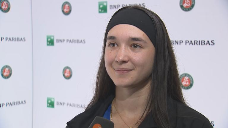 Eva Lys, Interview French Open