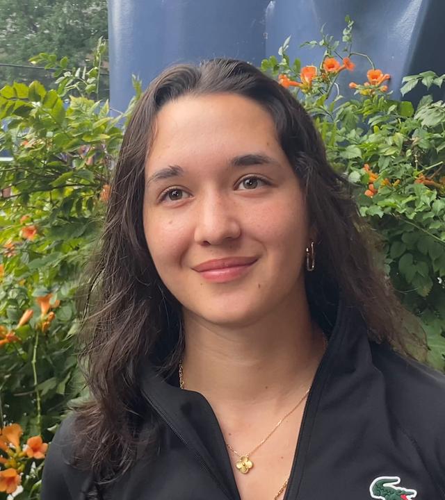 Eva Lys im ZDF-Interview nach ihrem Erstrundensieg bei den US Open gegen Gabriela Knutson.
