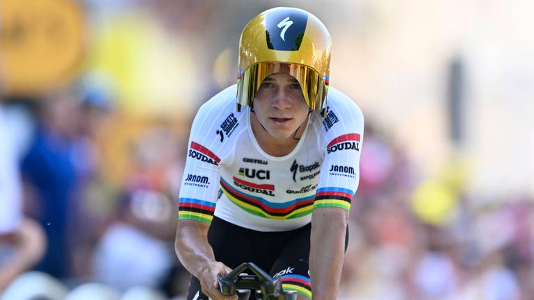 Evenepoel Remco am 09.07.25 in Aktion.