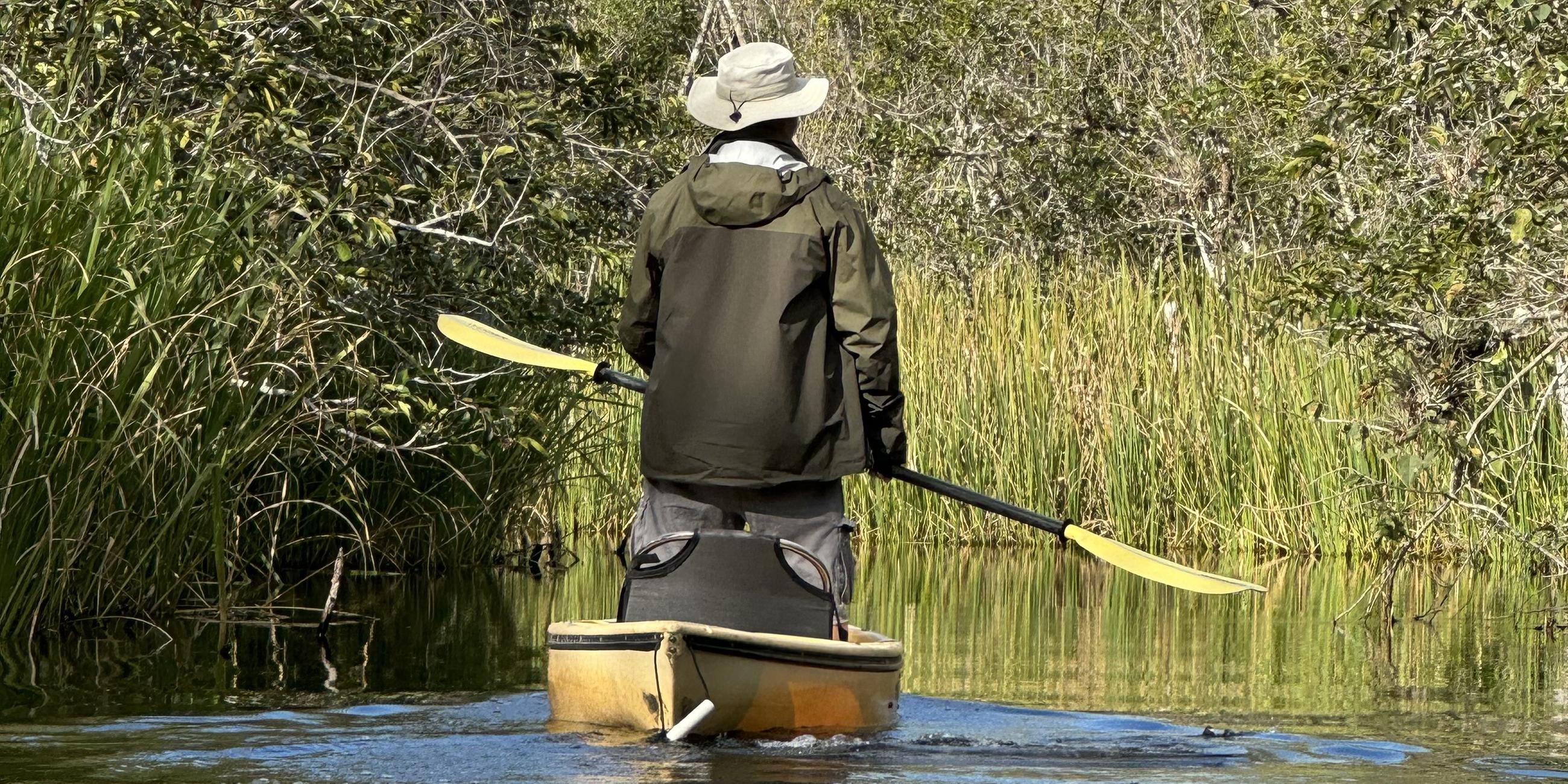 Chris Thorne führt durch die Everglades