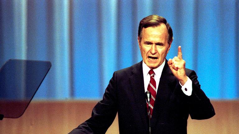 Ex-US-Präsident George H.W. Bush (Archivfoto von 1988)
