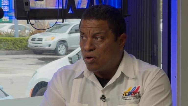 Jose Colina ist Exil-Venezolaner, der in Doral, Florida wohnt und Widerstand gegen das Maduro-Regime organisiert.