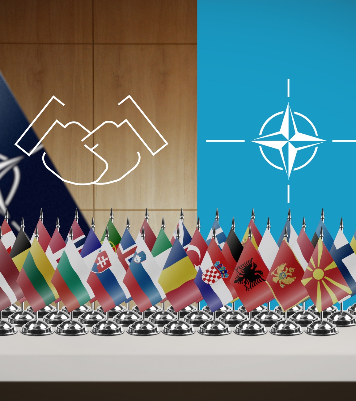 Im Video wird die Geschichte der Nato zusammengefasst und wann welche Länder - der insgesmat 32 Länder - beigetreten sind.