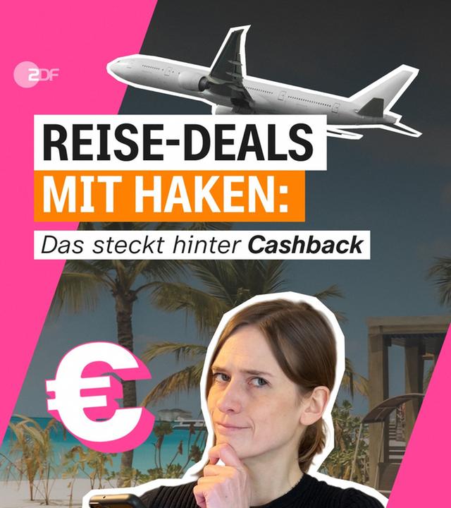 Grafik mit Schrift "Reise-Deals mit Haken: Das steckt hinter Cashback"