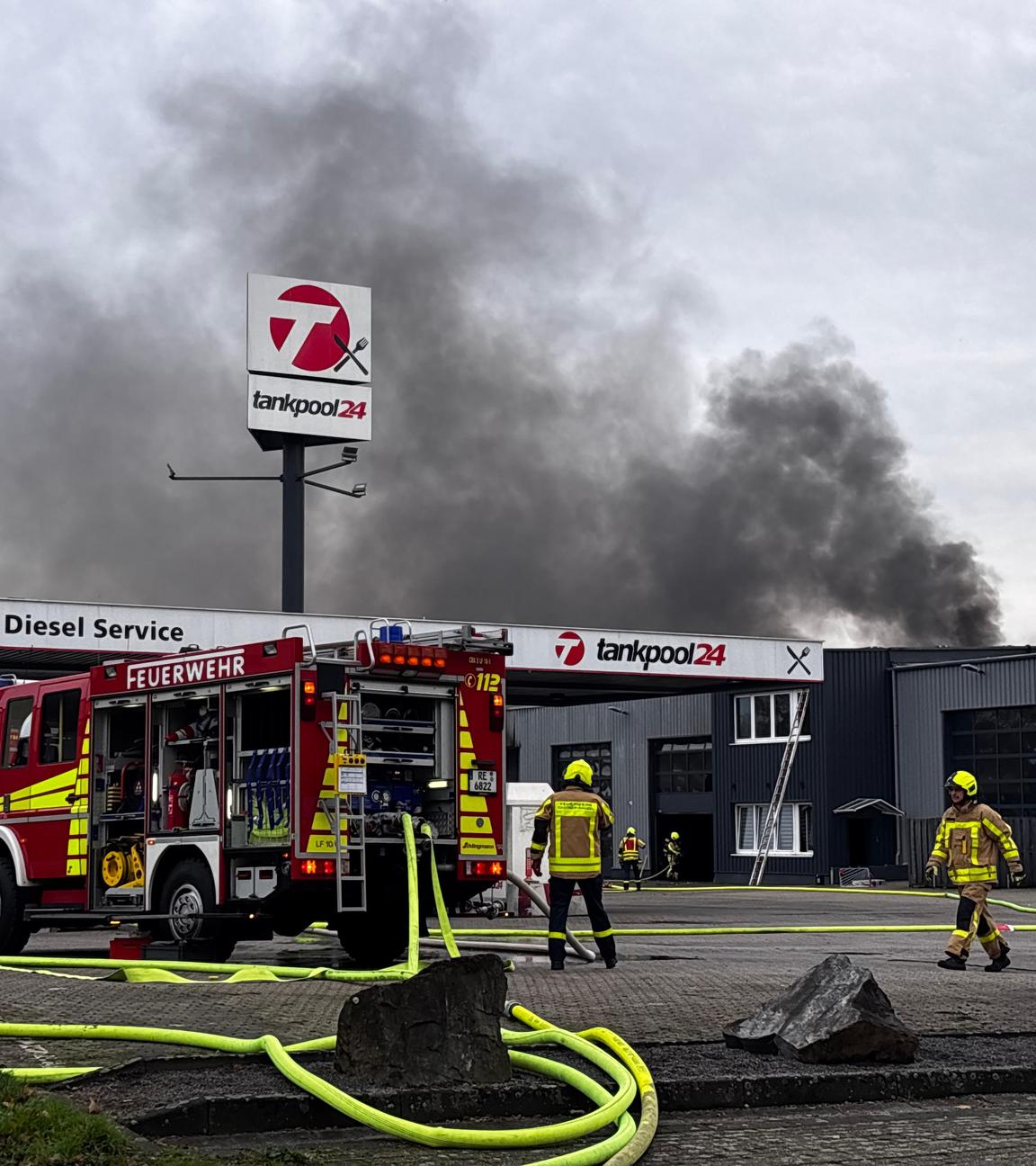 Explosion auf Firmengelände in Castrop-Rauxel
