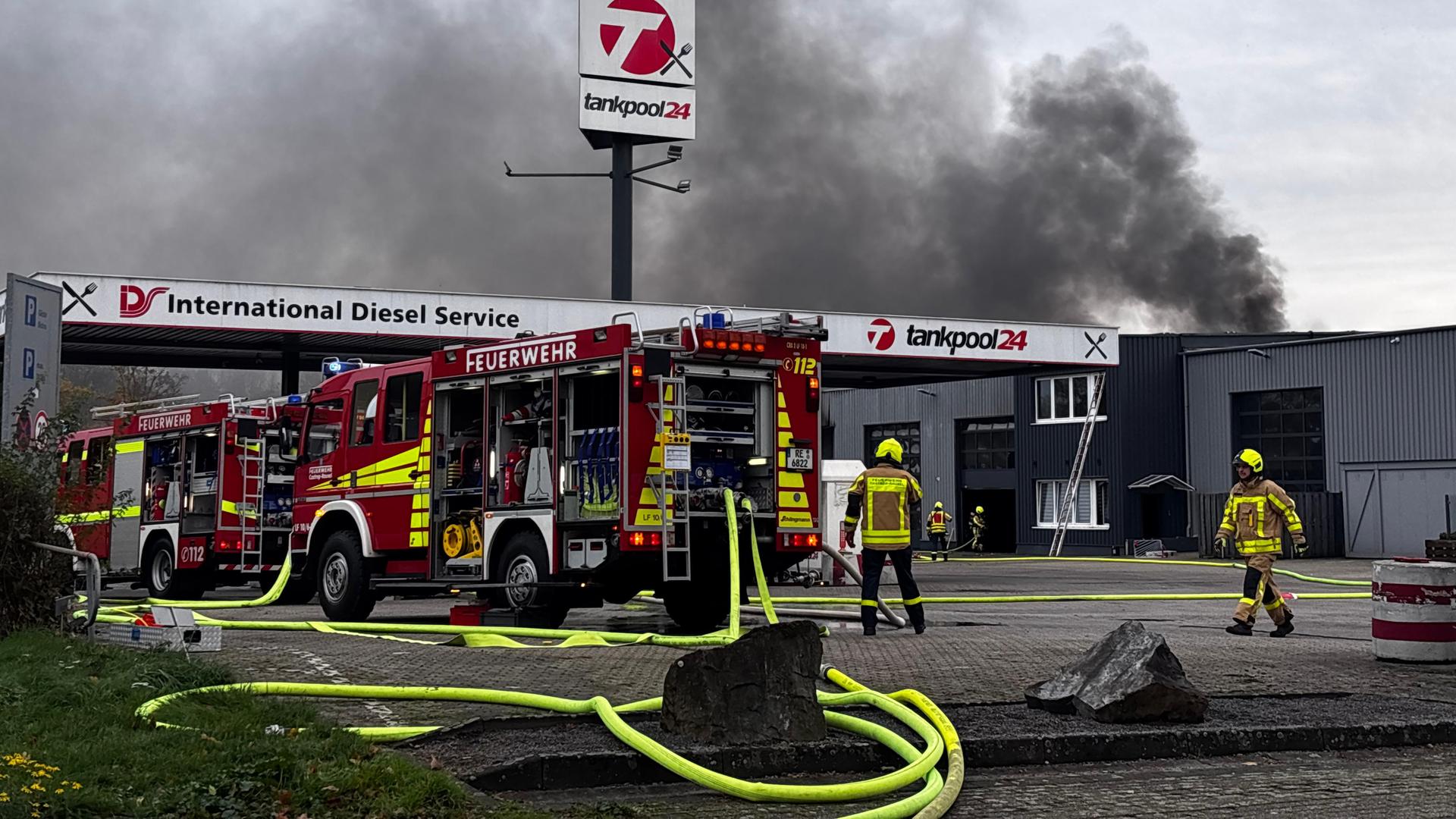 Explosion auf Firmengelände in Castrop-Rauxel