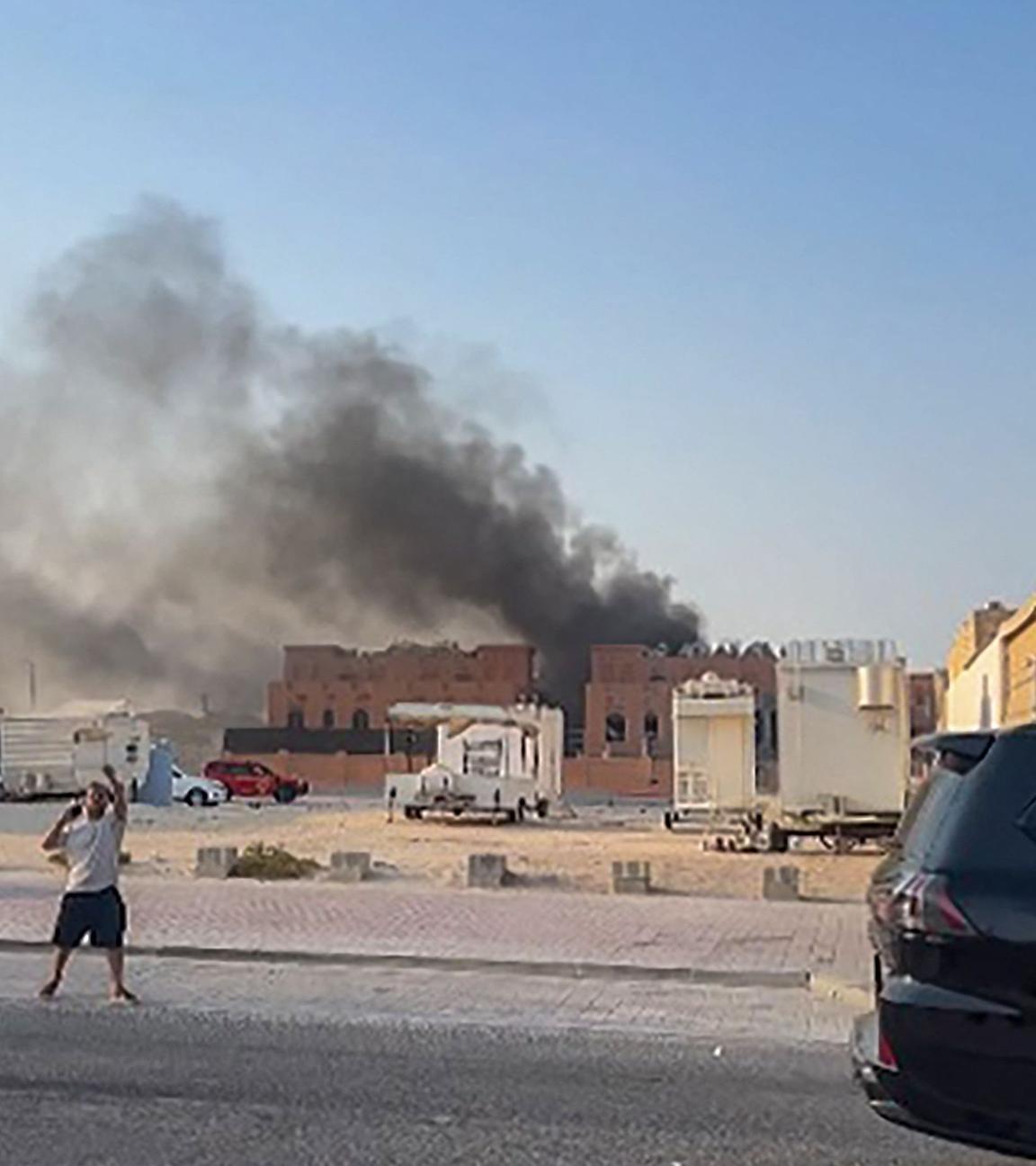 An Israeli military official told AFP that the military had carried out air strikes on Doha