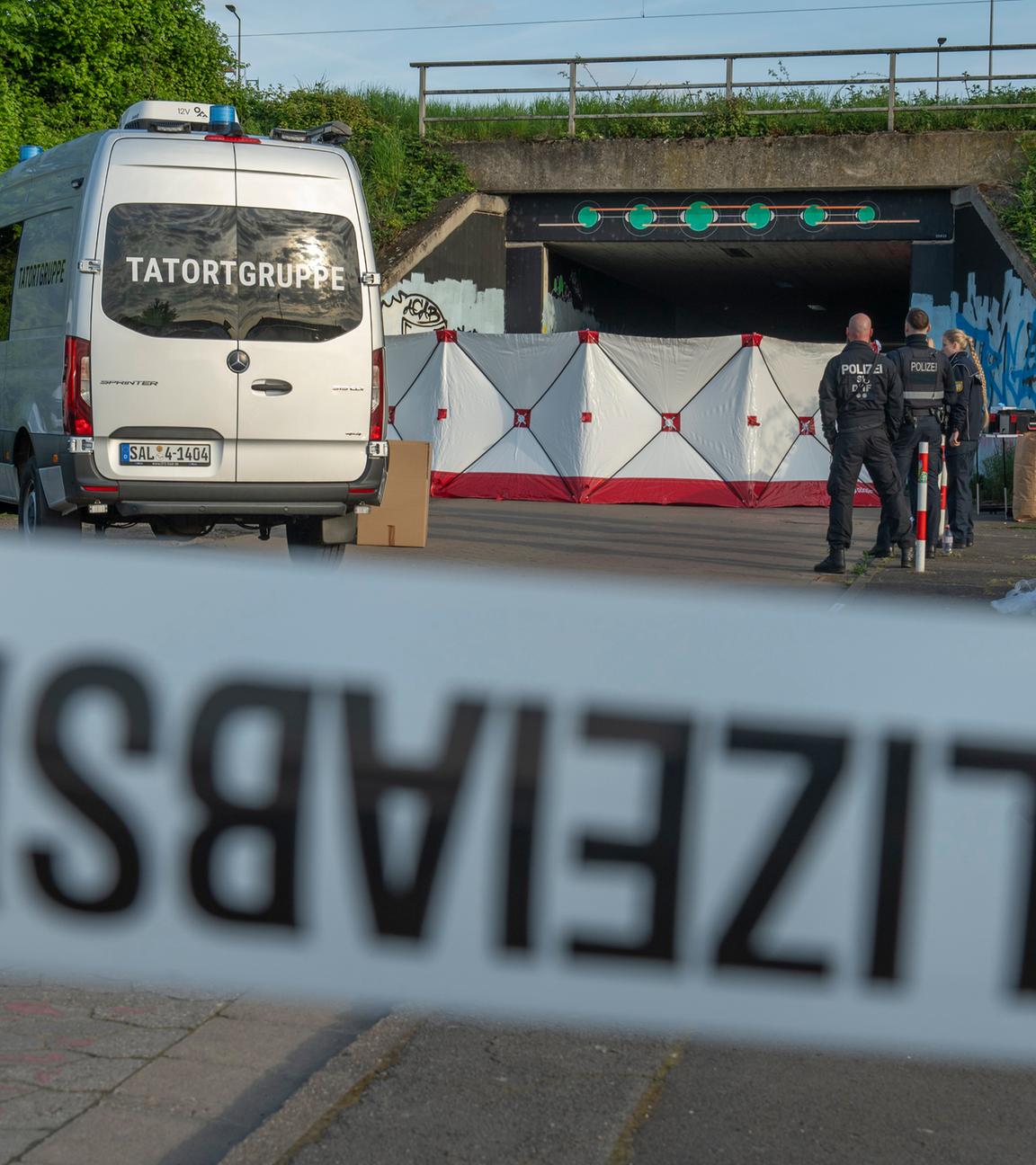 Explosion in Völklinger Unterführung