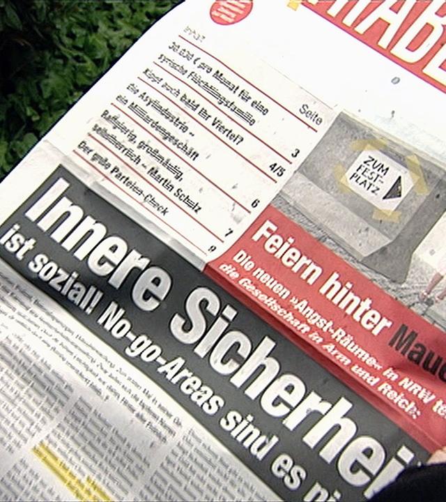 Wahlwerbung: Extrablatt für die NRW-Landtagswahl 2017