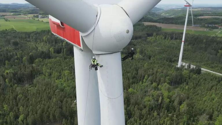 Industriekletterer: Einsatz in 150 Metern Höhe