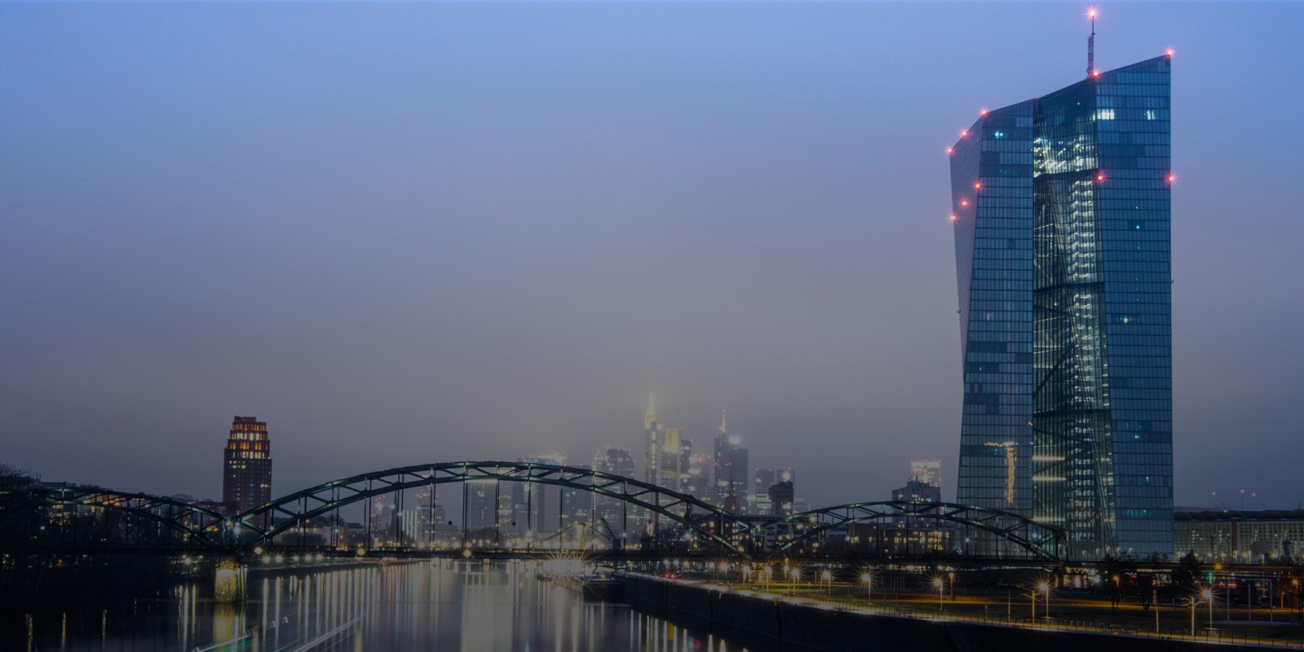 EZB-Zentrale in Frankfurt am Main am 03.01.2021