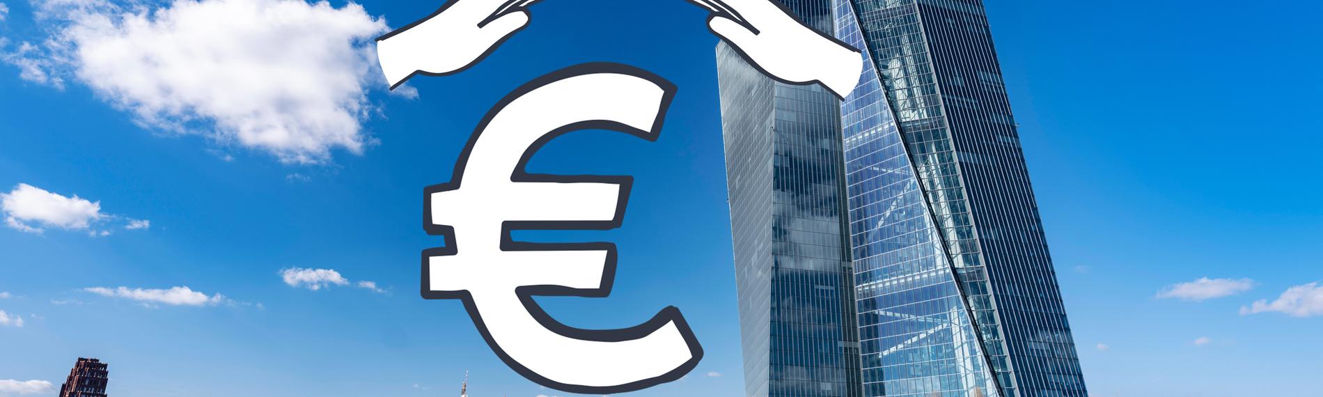 Gebäude der Europäischen Zentralbank in Frankfurt am Main