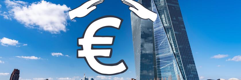 Gebäude der Europäischen Zentralbank in Frankfurt am Main