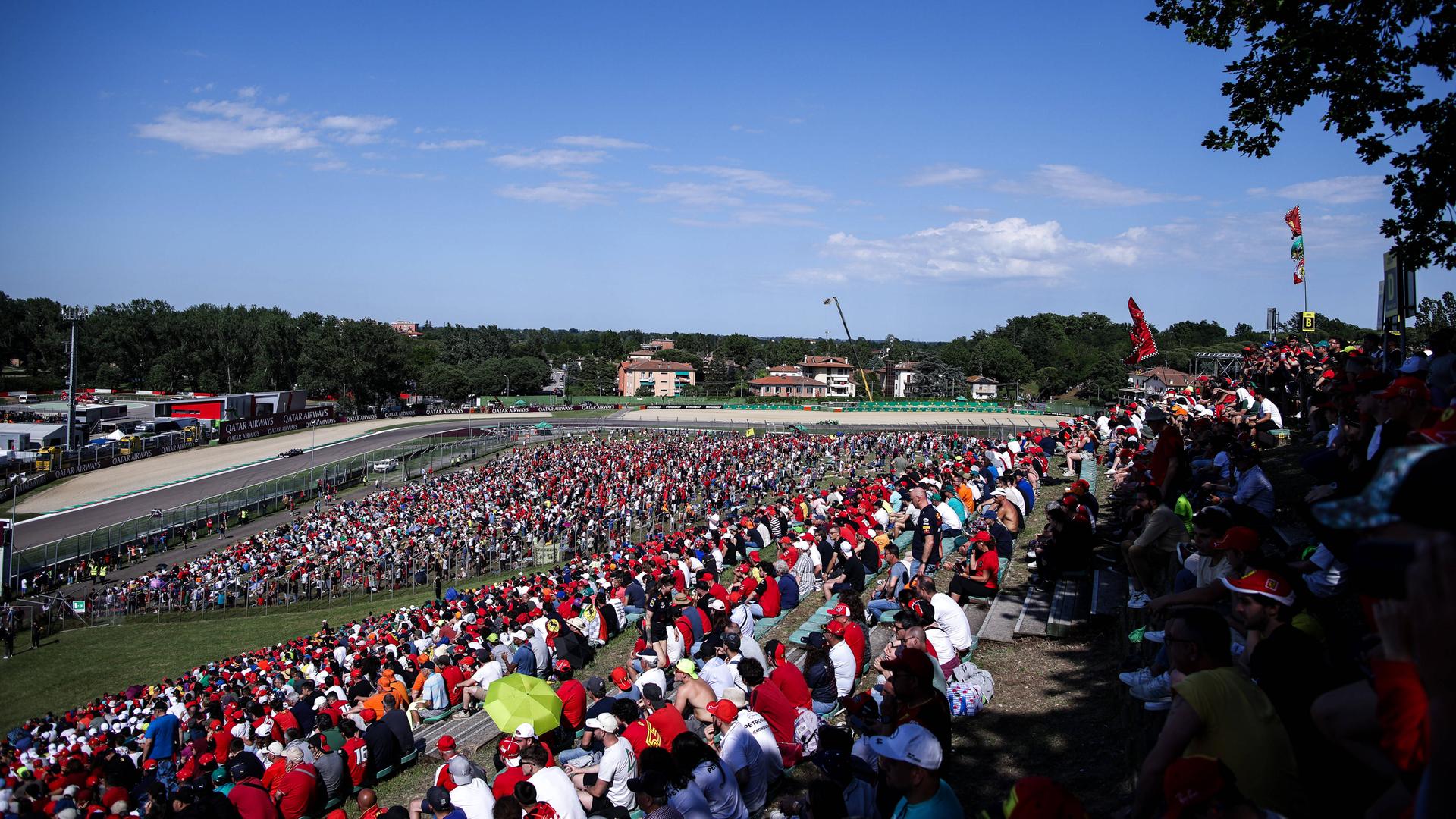 Zuschauer, F1 Grand Prix der Emilia-Romagna auf dem Autodromo Internazionale Enzo e Dino Ferrari am 18. Mai 2024 in Imola, Italien. 