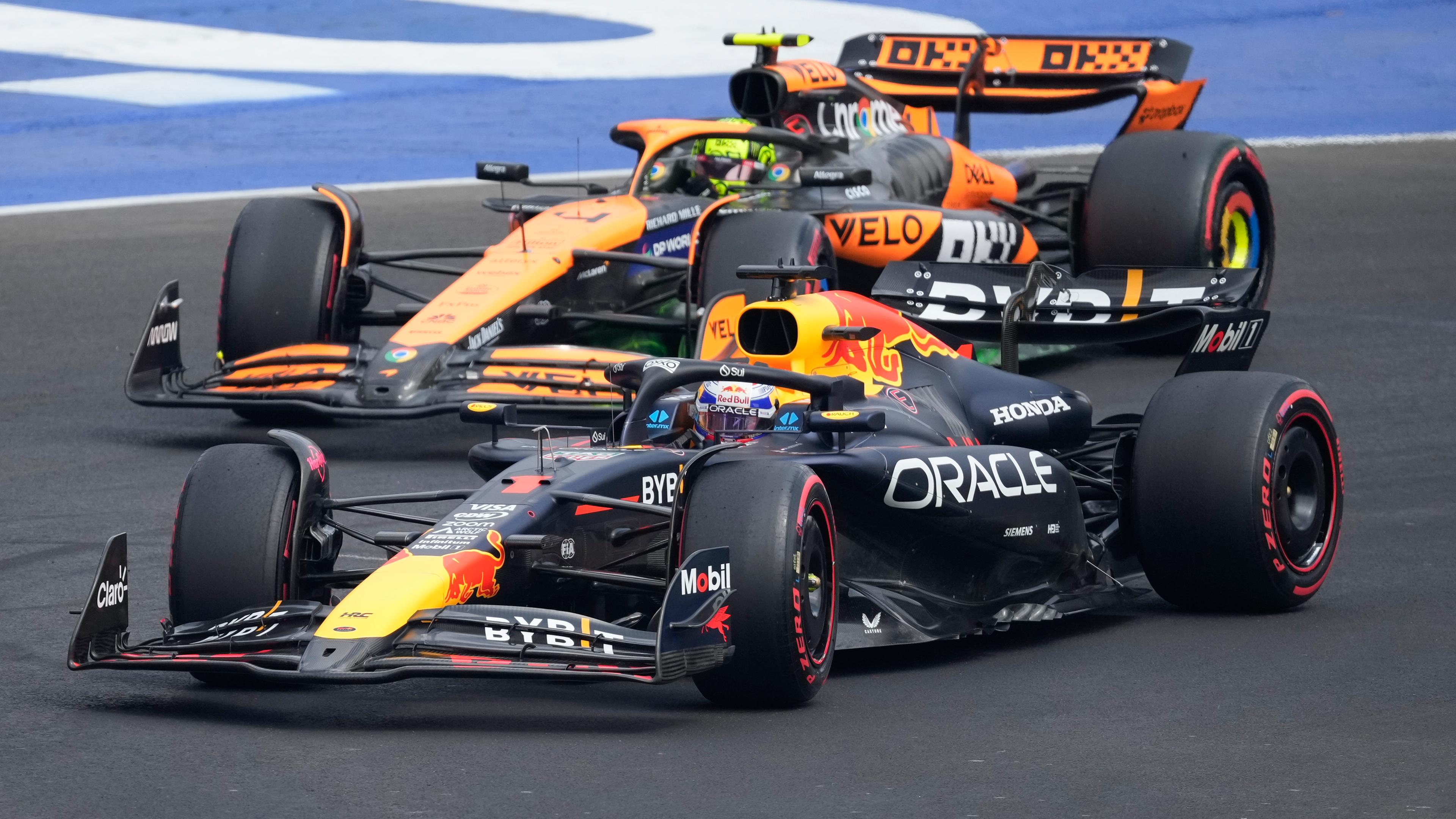 Archiv: Max Verstappen und Lando Norris am 26.10.2024