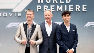 Nico Hülkenberg, Jonathan Wheatley und Gabriel Bortoleto- "F1" World Premiere.